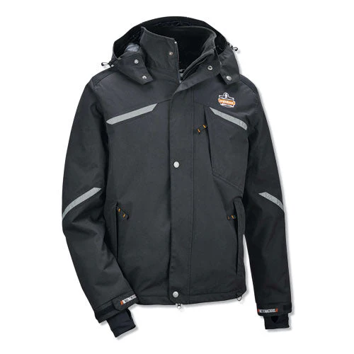 N-ferno 6466 Thermal Jacket With 500d Nylon Shell, 3x-large, Black, Ships In 1-3 Business Days - Image 1