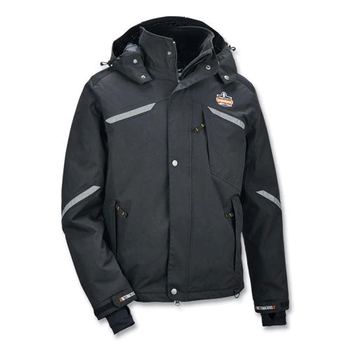 N-ferno 6466 Thermal Jacket With 500d Nylon Shell, 4x-large, Black, Ships In 1-3 Business Days - Image 1