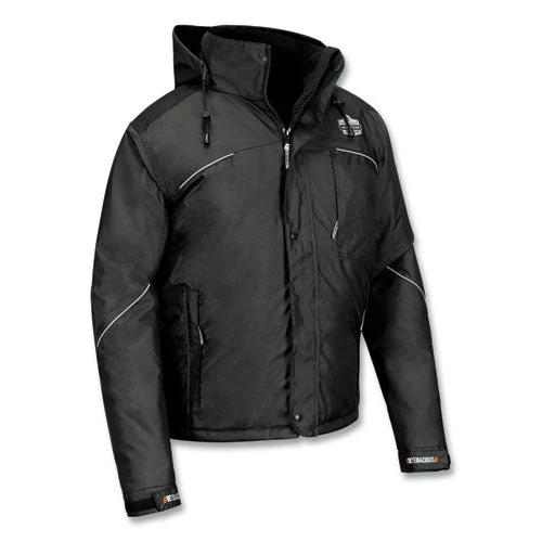 N-ferno 6467 Winter Work Jacket With 300d Polyester Shell, X-large, Black, Ships In 1-3 Business Days - Image 1