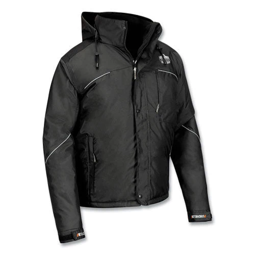 N-ferno 6467 Winter Work Jacket With 300d Polyester Shell, 4x-large, Black, Ships In 1-3 Business Days - Image 1