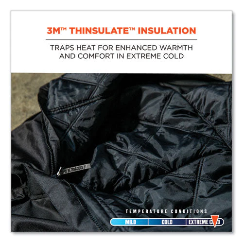 N-ferno 6471 Thermal Bibs With 500d Nylon Shell, Small, Black, Ships In 1-3 Business Days - Image 3