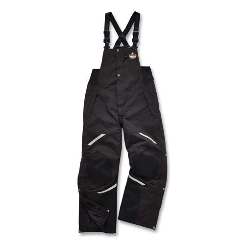 N-ferno 6471 Thermal Bibs With 500d Nylon Shell, Medium, Black, Ships In 1-3 Business Days - Image 1