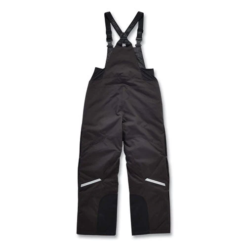 N-ferno 6471 Thermal Bibs With 500d Nylon Shell, Medium, Black, Ships In 1-3 Business Days - Image 2