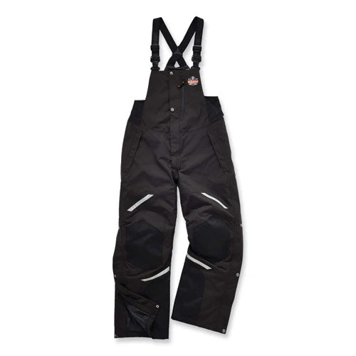 N-ferno 6471 Thermal Bibs With 500d Nylon Shell, X-large, Black, Ships In 1-3 Business Days - Image 1