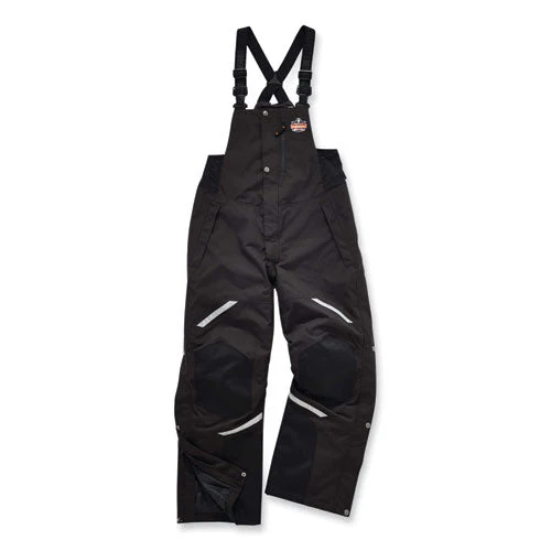 N-ferno 6471 Thermal Bibs With 500d Nylon Shell, 2x-large, Black, Ships In 1-3 Business Days - Image 1