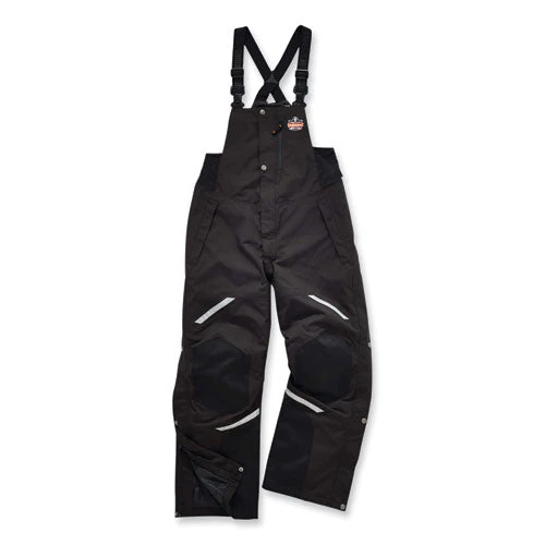 N-ferno 6471 Thermal Bibs With 500d Nylon Shell, 3x-large, Black, Ships In 1-3 Business Days - Image 1