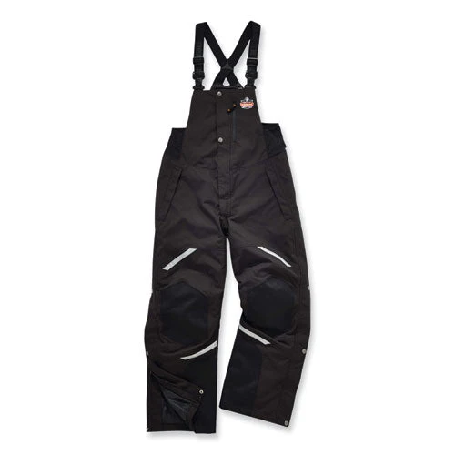 N-ferno 6471 Thermal Bibs With 500d Nylon Shell, 4x-large, Black, Ships In 1-3 Business Days - Image 1