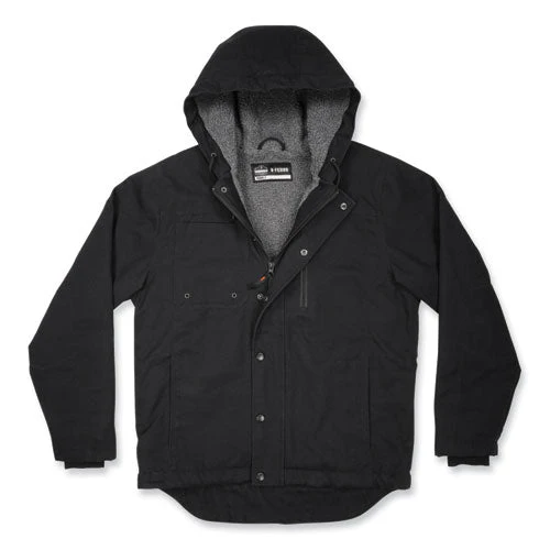 N-ferno 6468 Duck Canvas Work Jacket, Small, Black, Ships In 1-3 Business Days - Image 1