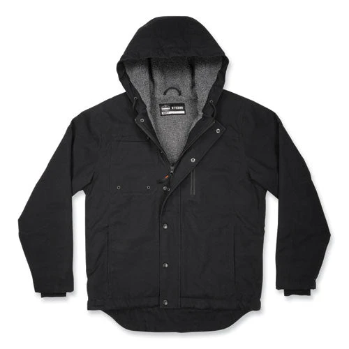 N-ferno 6468 Duck Canvas Work Jacket, Large, Black, Ships In 1-3 Business Days - Image 1