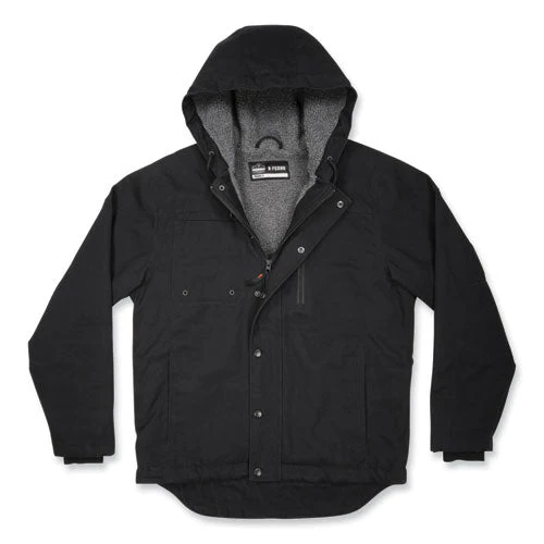 N-ferno 6468 Duck Canvas Work Jacket, 2x-large, Black, Ships In 1-3 Business Days - Image 1