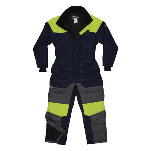 N-ferno 6475 Insulated Freezer Coverall, 3x-large, Navy, Ships In 1-3 Business Days - Image 1