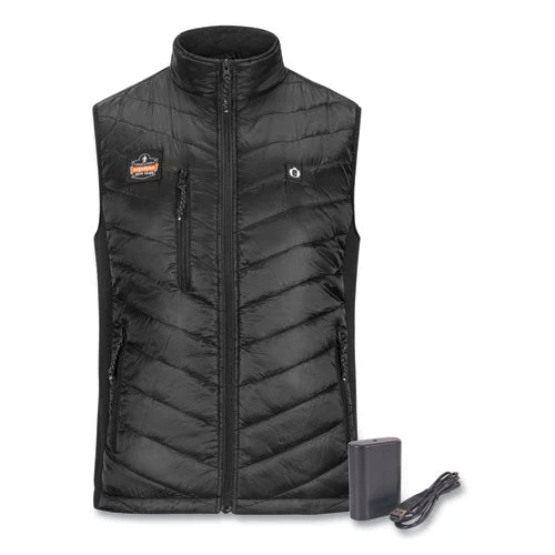 N-ferno 6495 Rechargeable Heated Vest With Batter Power Bank, Fleece/polyester, Medium, Black, Ships In 1-3 Business Days - Image 1