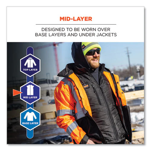 N-ferno 6495 Rechargeable Heated Vest With Battery Power Bank, Fleece/polyester, Large, Black, Ships In 1-3 Business Days - Image 2