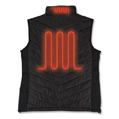 N-ferno 6495 Rechargeable Heated Vest With Battery Power Bank, Fleece/polyester, X-large, Black, Ships In 1-3 Business Days - Image 2