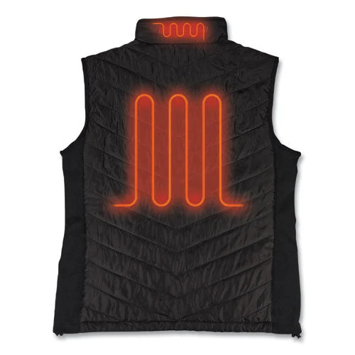 N-ferno 6495 Rechargeable Heated Vest With Battery Power Bank, Fleece/polyester, 3x-large, Black, Ships In 1-3 Business Days - Image 3