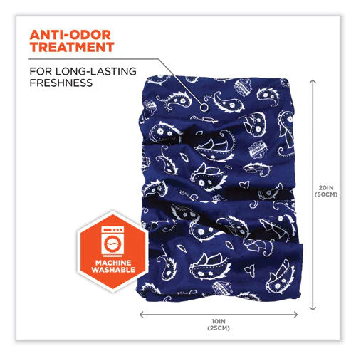 Chill-its 6485 Multi-band, Polyester, One Size Fits Most, Navy Western, Ships In 1-3 Business Days - Image 3
