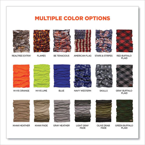 Chill-its 6485 Multi-band, Polyester, One Size Fits Most, Skulls, Ships In 1-3 Business Days - Image 3