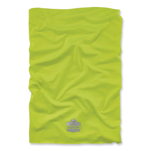 Chill-its 6487 Cooling Performance Knit Multi-band, Polyester/spandex, One Size, Hi-vis Lime, Ships In 1-3 Business Days - Image 1