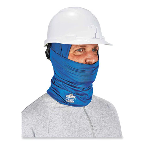 Chill-its 6487 Cooling Performance Knit Multi-band, Polyester/spandex, One Size Fits Most, Blue, Ships In 1-3 Business Days - Image 3