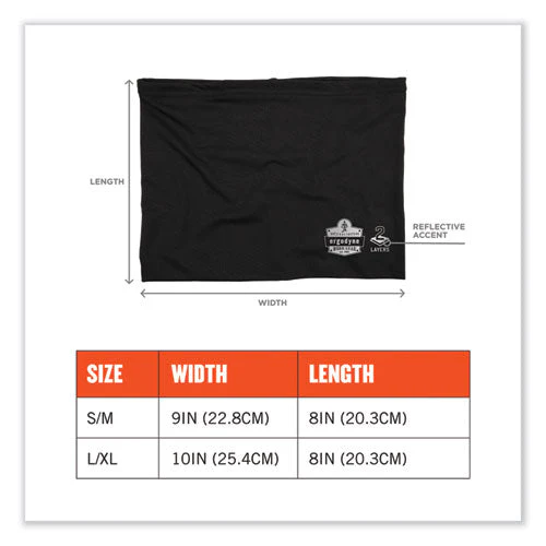 Chill-its 6489 2-layer Cooling Performance Knit Multi-band, Polyester/spandex, Small/med, Black, Ships In 1-3 Business Days - Image 3