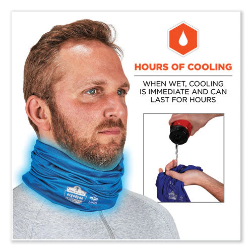Chill-its 6489 2-layer Cooling Performance Knit Multi-band, Polyester/spandex, Small/medium, Blue, Ships In 1-3 Business Days - Image 3