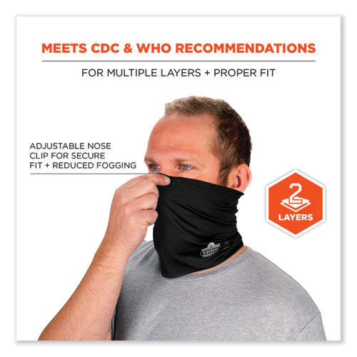 Chill-its 6489 2-layer Cooling Performance Knit Multi-band, Polyester/spandex, 2xl/3xl, Black, Ships In 1-3 Business Days - Image 3