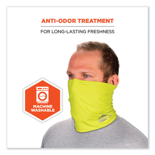 Chill-its 6489 2-layer Cooling Performance Knit Multiband, Polyester/spandex, 2xl/3xl, Hivis Lime, Ships In 1-3 Business Days - Image 2