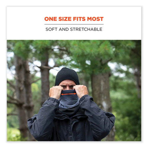 N-ferno 6492 2-piece Thermal Fleece + Poly Multi-band, One Size Fits Most, Light Gray Fade, Ships In 1-3 Business Days - Image 3