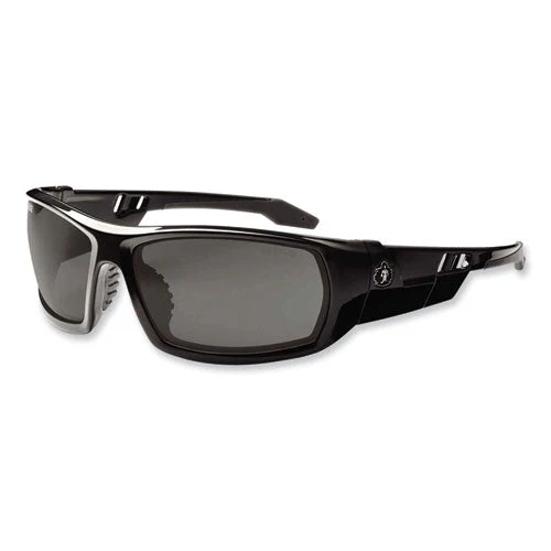 Skullerz Odin Safety Glasses, Black Nylon Impact Frame, Polarized Smoke Polycarbonate Lens, Ships In 1-3 Business Days - Image 1