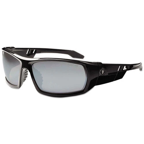 Skullerz Odin Safety Glasses, Black Frame/silver Lens, Nylon/polycarb, Ships In 1-3 Business Days - Image 1