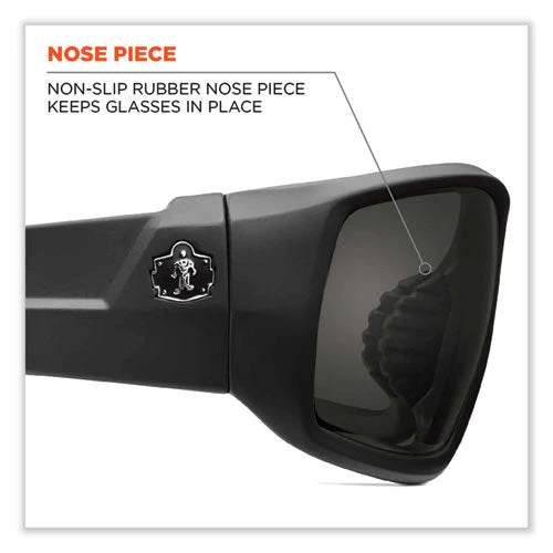 Skullerz Odin Safety Glasses, Black Nylon Impact Frame, Polarized G15 Polycarbonate Lens, Ships In 1-3 Business Days - Image 3