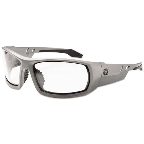Skullerz Odin Safety Glasses, Gray Frame/clear Lens, Anti-fog, Nylon/polycarb, Ships In 1-3 Business Days - Image 1