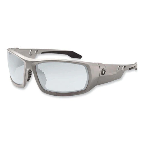 Skullerz Odin Safety Glasses, Matte Gray Nylon Impact Frame, Indoor/outdoor Polycarbonate Lens, Ships In 1-3 Business Days - Image 1
