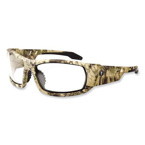 Skullerz Odin Safety Glasses, Kryptek Highlander Nylon Impact Frame, Clear Polycarbonate Lens, Ships In 1-3 Business Days - Image 1