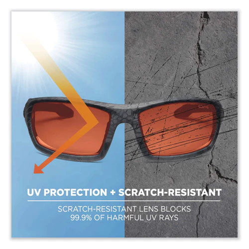 Skullerz Odin Safety Glasses, Kryptek Highlander Nylon Impact Frame, Copper Polycarbonate Lens, Ships In 1-3 Business Days - Image 3
