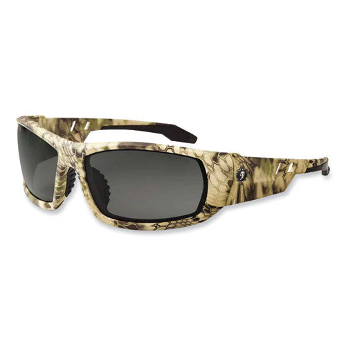 Skullerz Odin Safety Glasses, Kryptek Highlander Nylon Impact Frame, Polarized Smoke Lens, Ships In 1-3 Business Days - Image 1