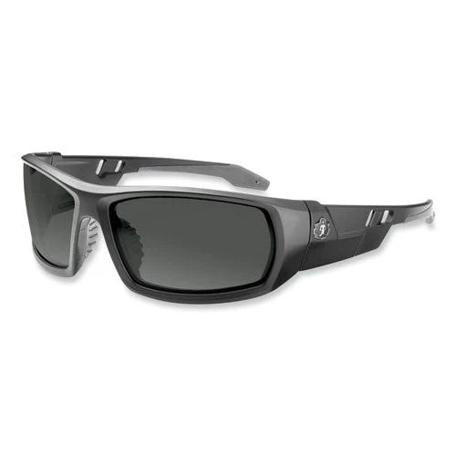 Skullerz Odin Safety Glasses, Matte Black Nylon Impact Frame, Polarized Smoke Polycarbonate Lens, Ships In 1-3 Business Days - Image 1