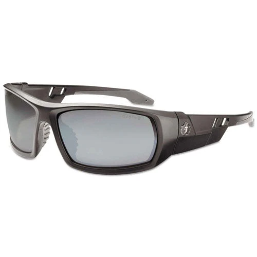 Skullerz Odin Safety Glasses, Matte Black Frame/silver Lens, Nylon/polycarb, Ships In 1-3 Business Days - Image 1