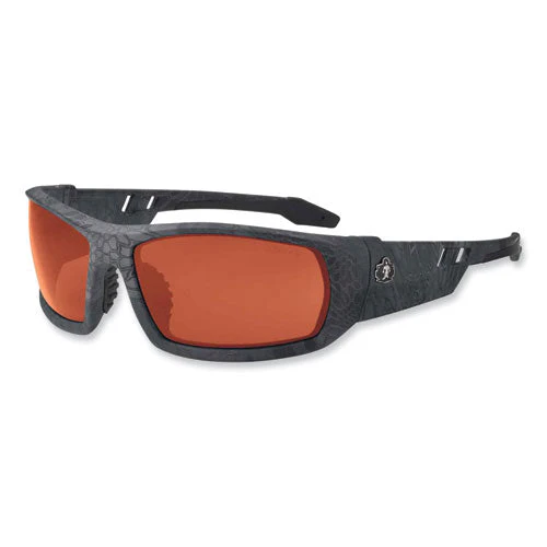 Skullerz Odin Safety Glasses, Kryptek Typhon Nylon Impact Frame, Polarized Copper Polycarb Lens, Ships In 1-3 Business Days - Image 1
