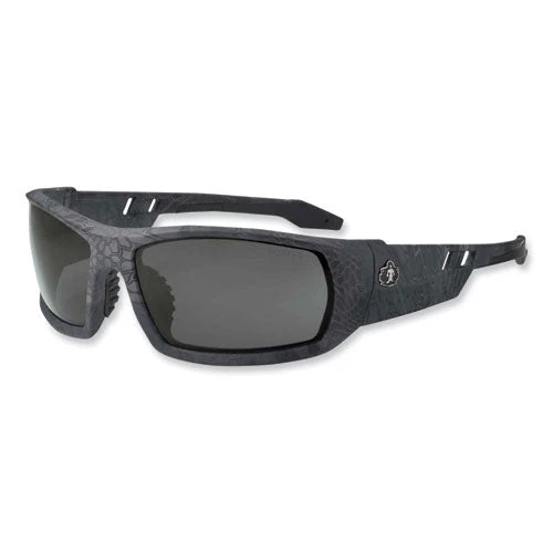 Skullerz Odin Safety Glasses, Kryptek Typhon Nylon Impact Frame, Smoke Polycarbonate Lens, Ships In 1-3 Business Days - Image 1