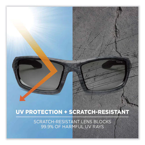 Skullerz Odin Safety Glasses, Kryptek Typhon Nylon Impact Frame, Smoke Polycarbonate Lens, Ships In 1-3 Business Days - Image 3