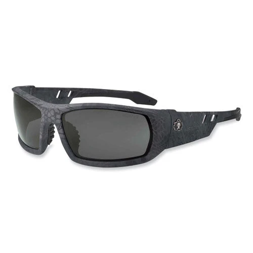 Skullerz Odin Safety Glasses, Kryptek Typhon Nylon Impact Frame, Polarized Smoke Polycarb Lens, Ships In 1-3 Business Days - Image 1