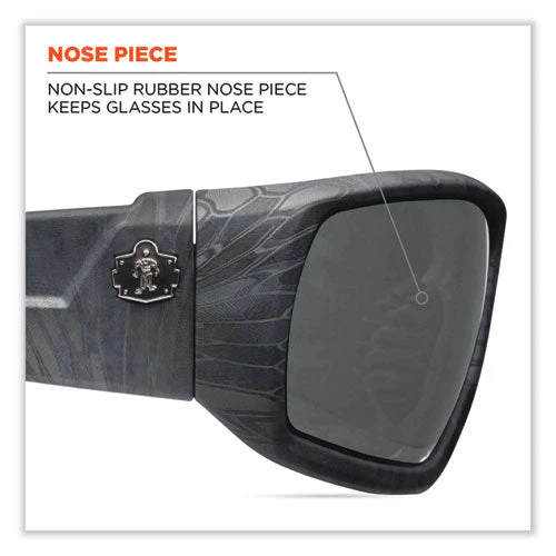 Skullerz Odin Safety Glasses, Kryptek Typhon Nylon Impact Frame, Antifog Smoke Polycarbonate Lens, Ships In 1-3 Business Days - Image 3