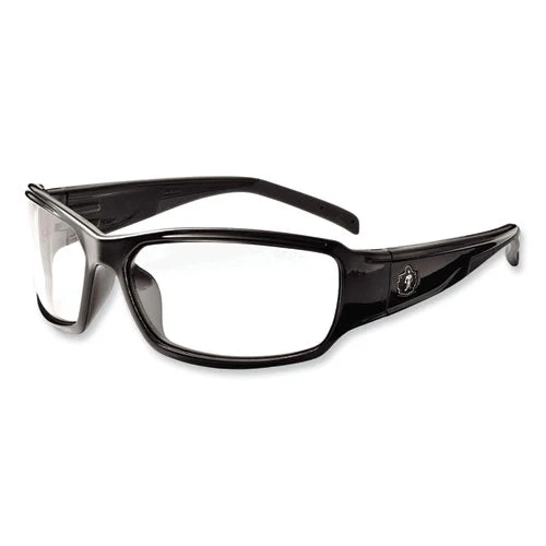 Skullerz Thor Safety Glasses, Black Nylon Impact Frame, Clear Polycarbonate Lens, Ships In 1-3 Business Days - Image 1