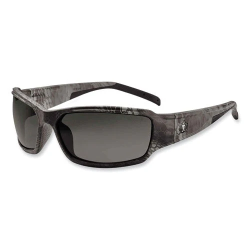 Skullerz Thor Safety Glasses, Kryptek Tyhpon Nylon Impact Frame, Polarized Smoke Polycarb Lens, Ships In 1-3 Business Days - Image 1