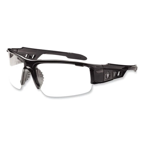 Skullerz Dagr Safety Glasses, Black Nylon Impact Frame, Anti-fog Clear Polycarbonate Lens, Ships In 1-3 Business Days - Image 1