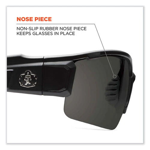 Skullerz Dagr Safety Glasses, Black Nylon Impact Frame, Polarized G15 Polycarbonate Lens, Ships In 1-3 Business Days - Image 3