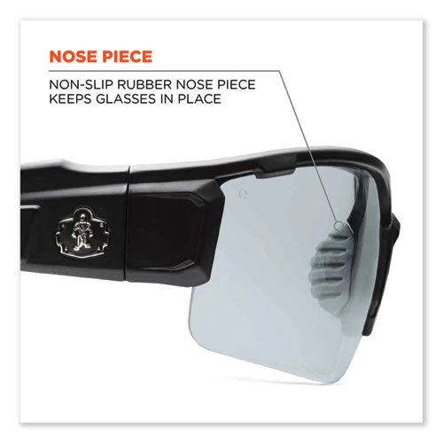 Skullerz Dagr Safety Glasses, Black Nylon Impact Frame, Antifog Indoor/outdoor Polycarbonate Lens, Ships In 1-3 Business Days - Image 3