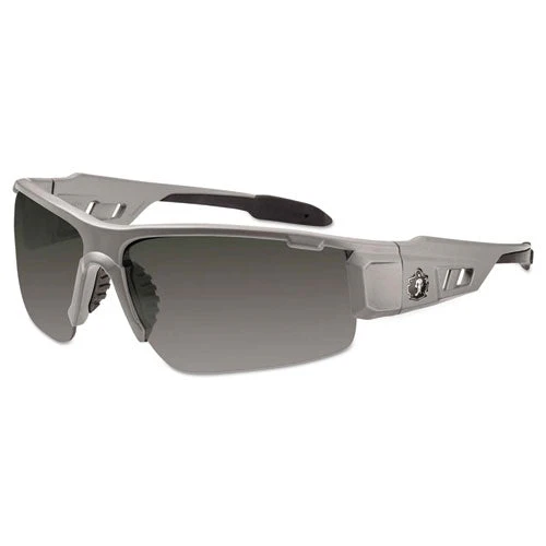 Skullerz Dagr Safety Glasses, Matte Gray Frame/smoke Lens, Nylon/polycarb, Ships In 1-3 Business Days - Image 1