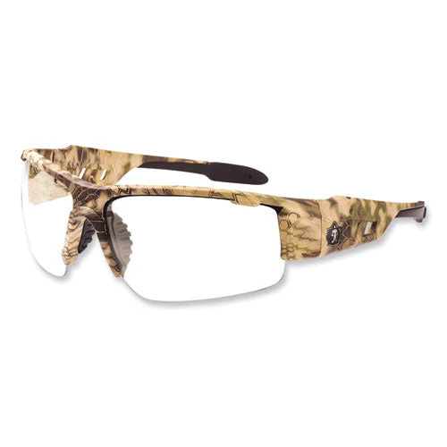 Skullerz Dagr Safety Glasses, Kryptek Highlander Nylon Impact Frame, Clear Polycarbonate Lens, Ships In 1-3 Business Days - Image 1